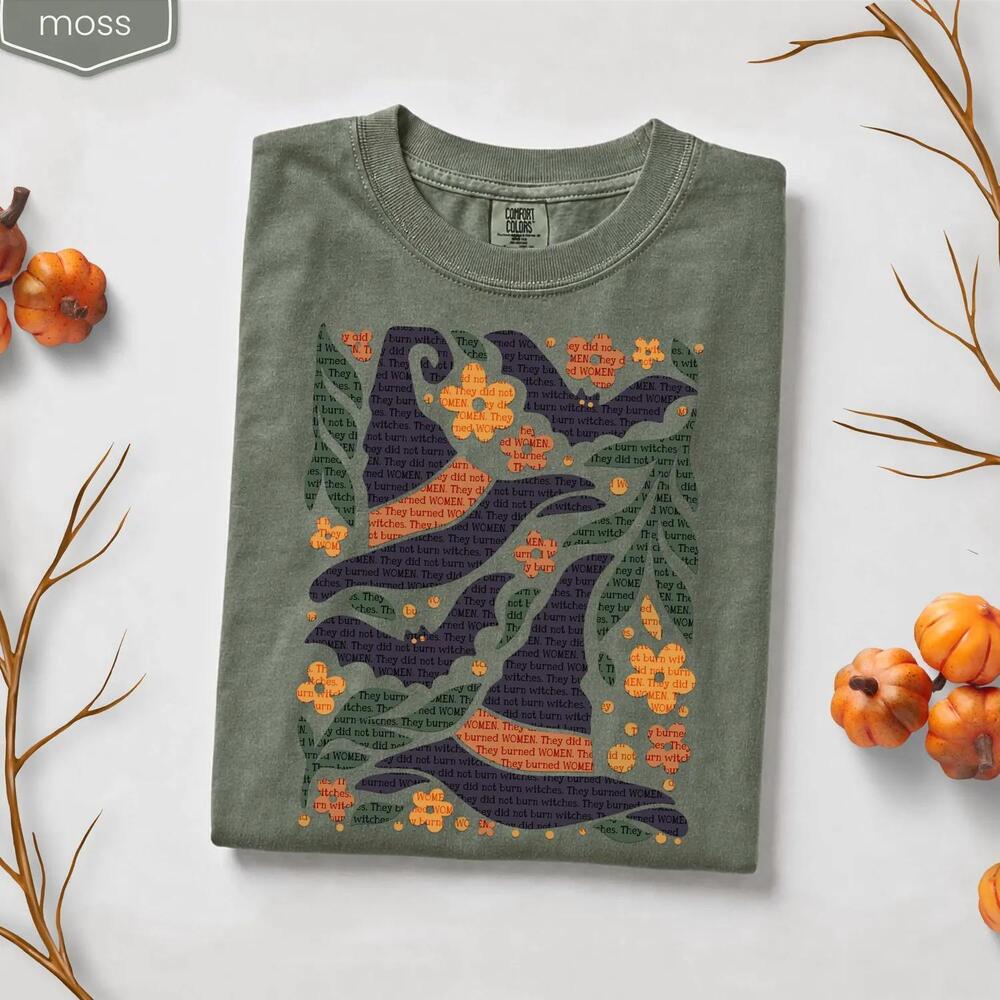 Salem Witch Trials Shirt, Feminist Halloween Shirt, Witchcore Hidden Frminism